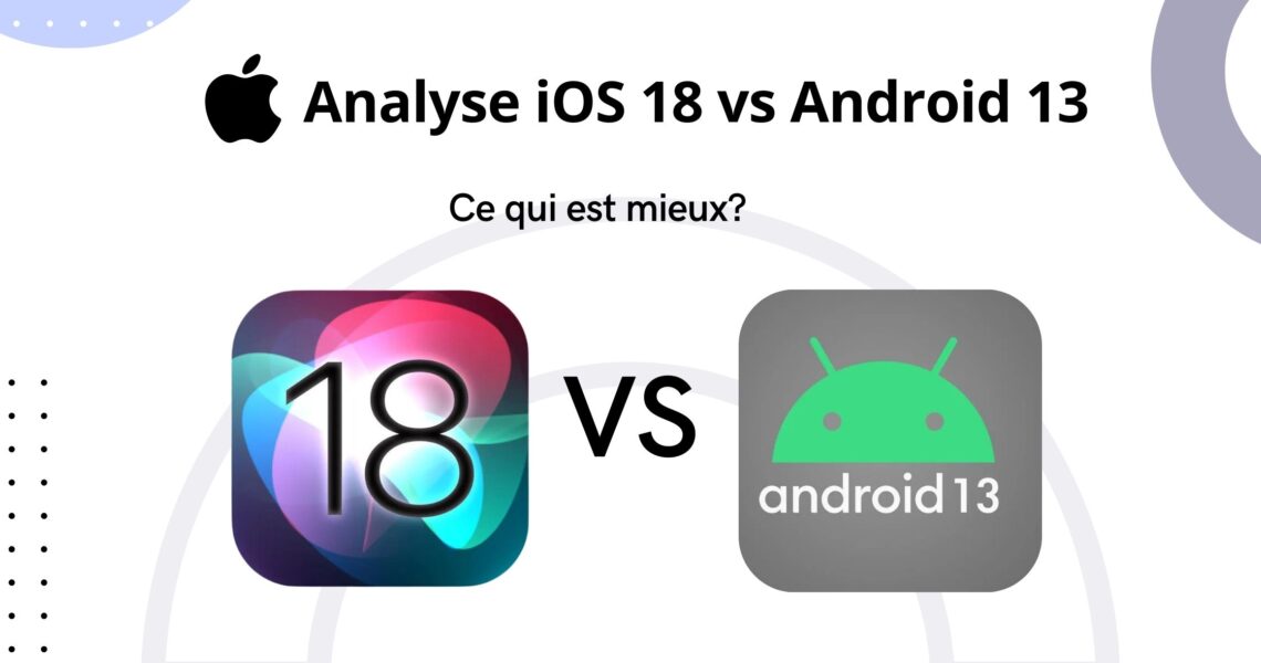 iOS 18 Vs Android 13 : Une analyse exhaustive