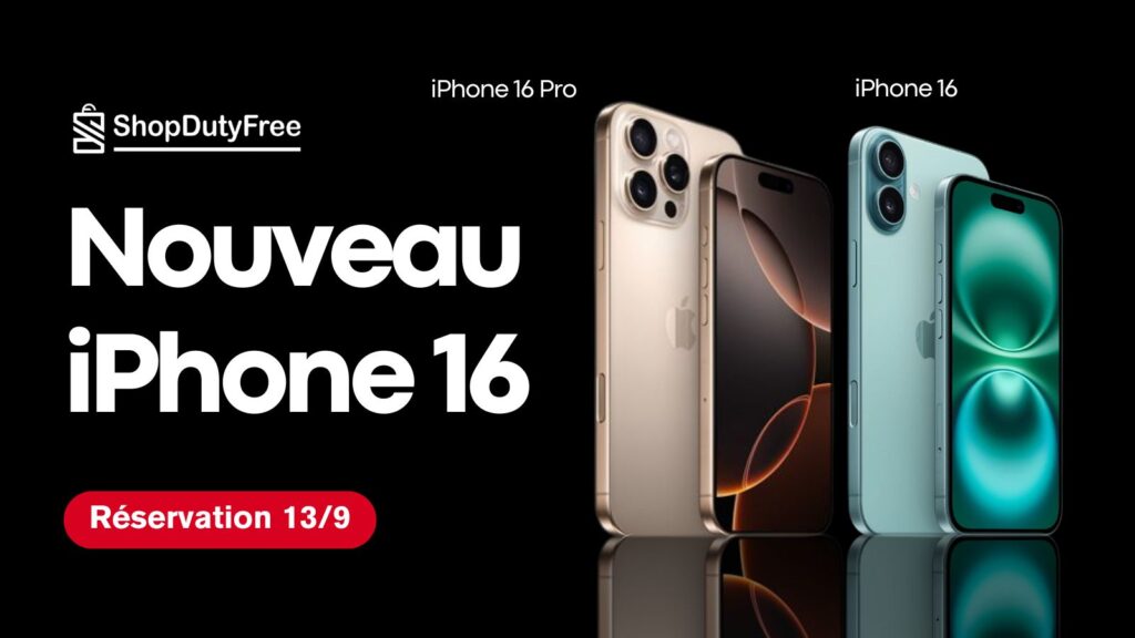 Nouveaux iPhone 16 et iPhone 16 Pro pas chers