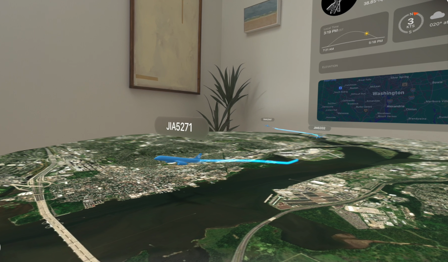 Cartes 3D Apple Vision Pro