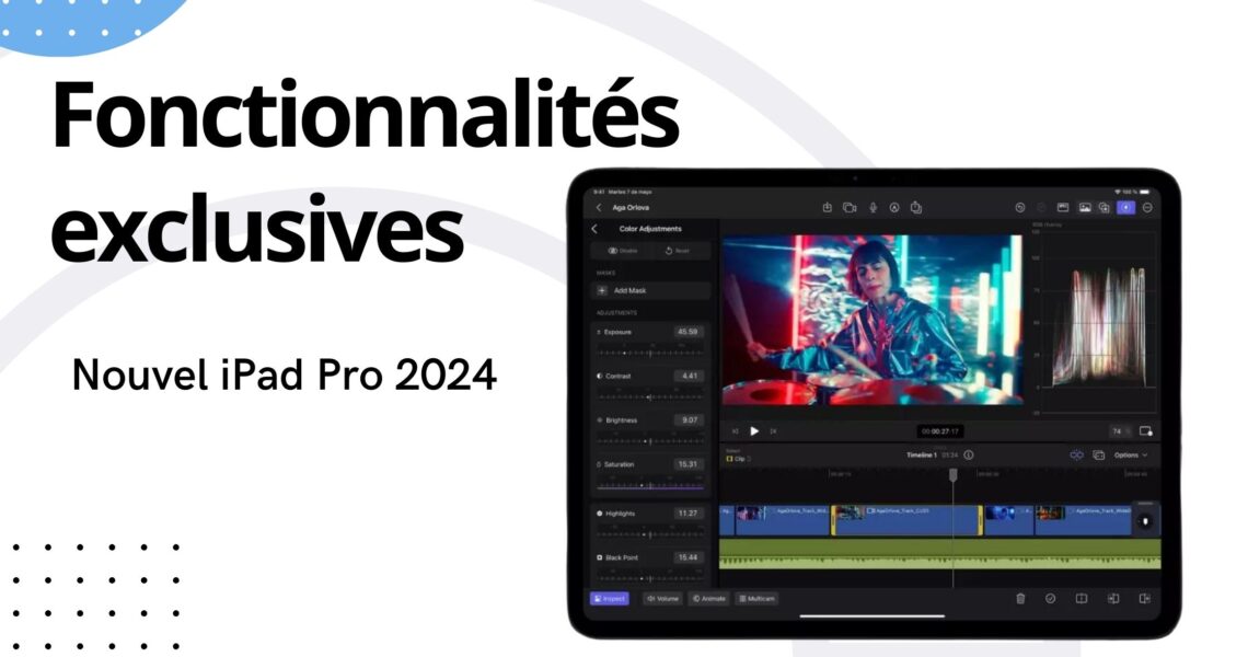 Découvrez les fonctionnalités exclusives du nouvel iPad Pro 2024